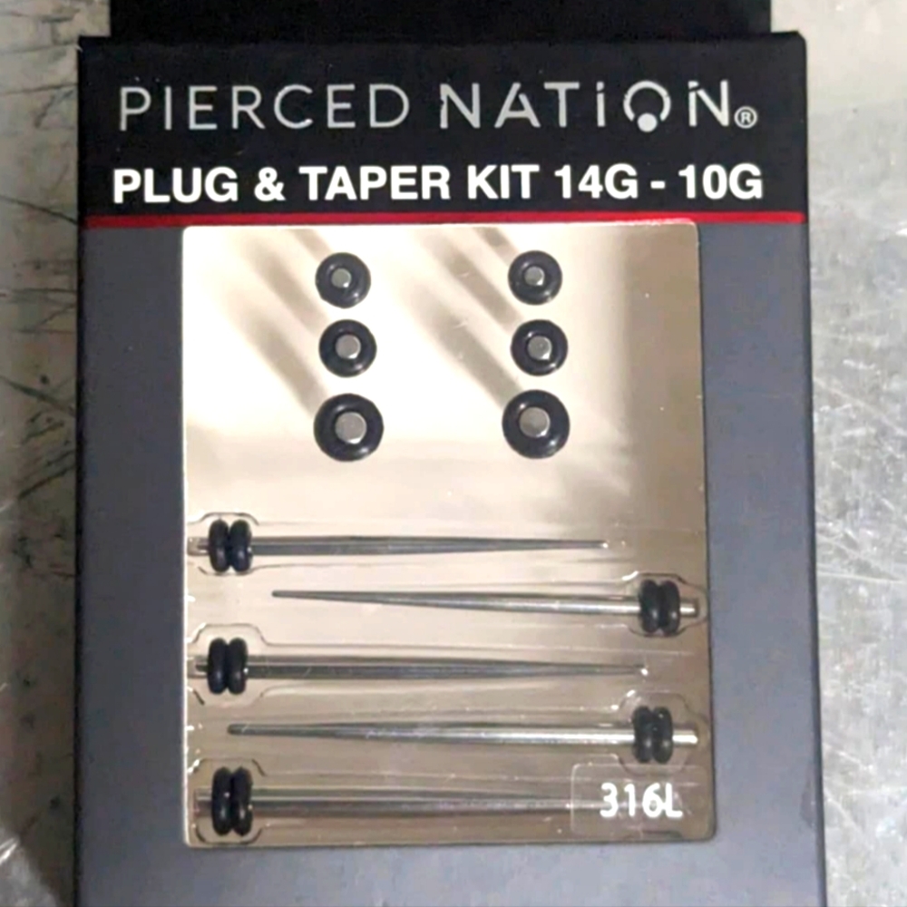 Pierced Nation Taper and Plug Kit 14G-10G